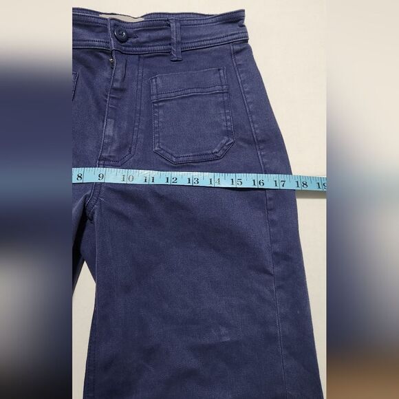 Everlane The Utility Wide Leg Pant in Navy Size 00 - Picture 9 of 13